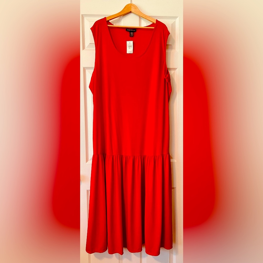 Plus size long red maxi dress! New with tags never worn!